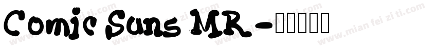 Comic Sans MR字体转换